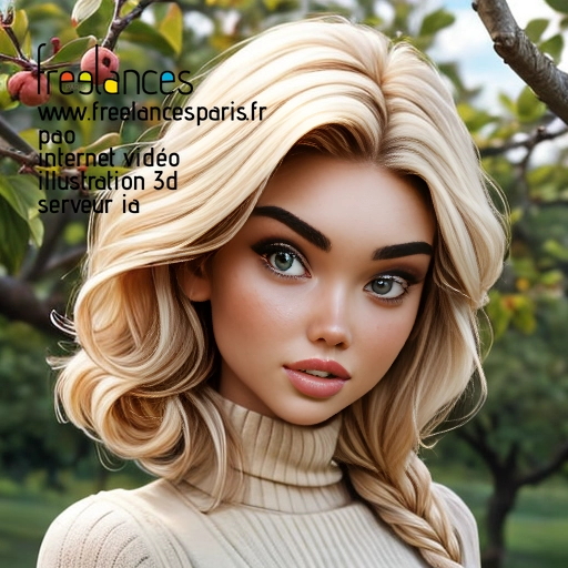 Pao mise en page internet vidéo illustration 3d serveur IA générative AI freelance paris studio de création magazines 5URT0WA0